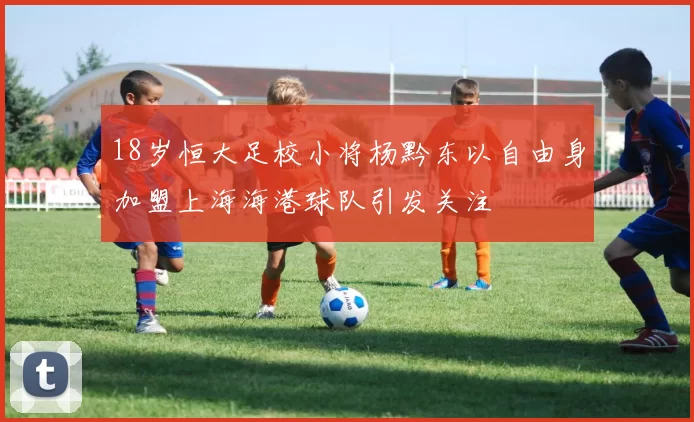 18岁恒大足校小将杨黔东以自由身加盟上海海港球队引发关注